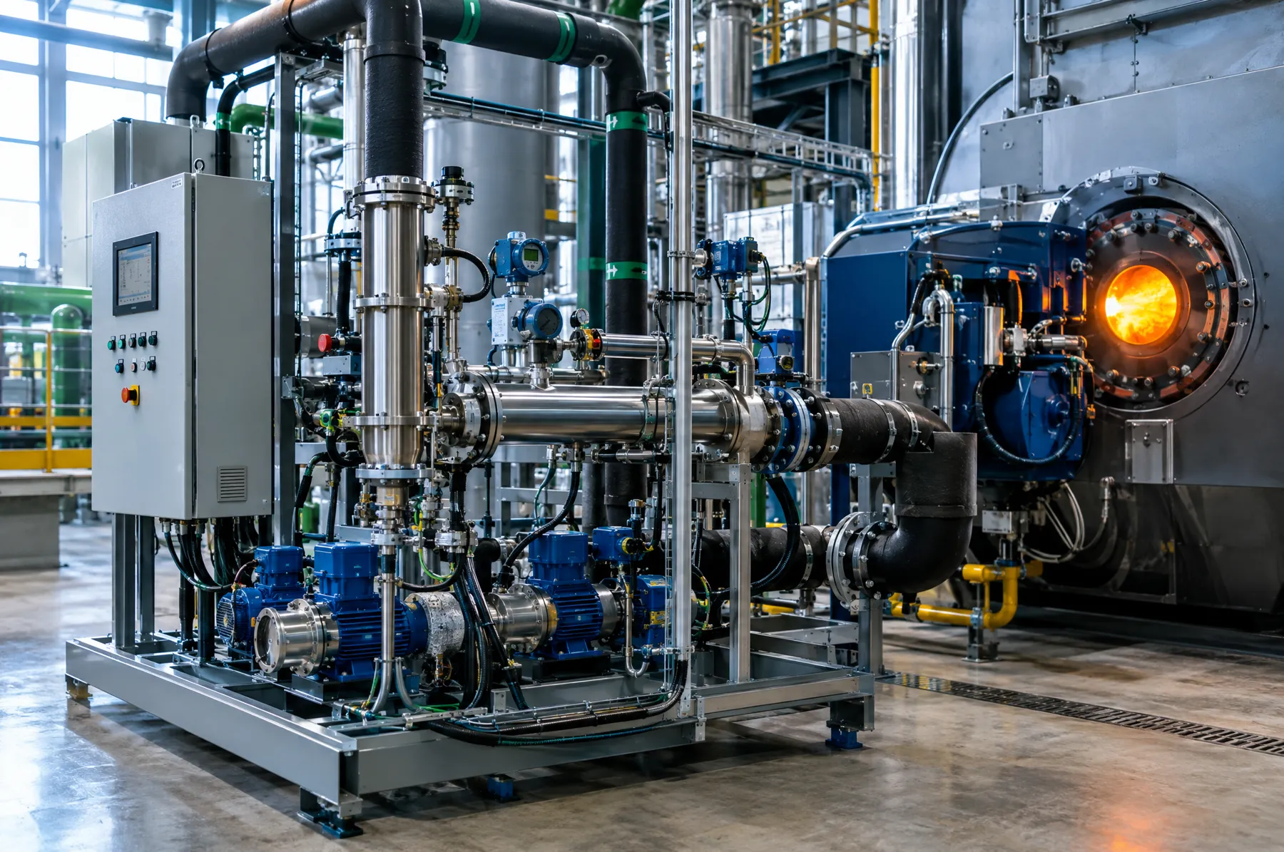 Fuel conditioning and nano-emulsion skid