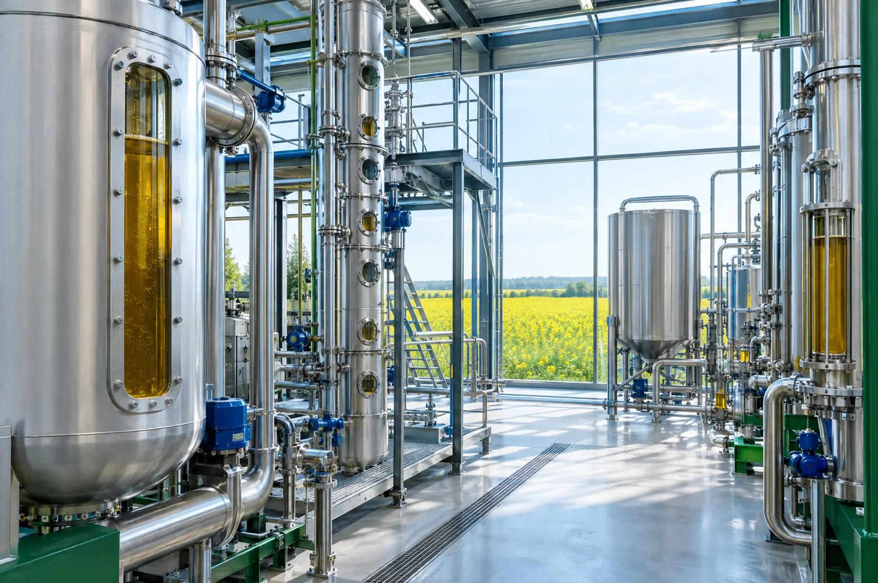 Biodiesel production plant